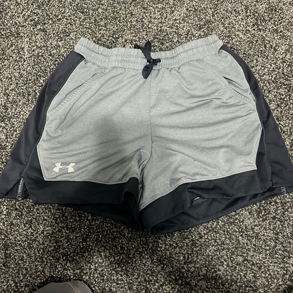 Under Armor grey athletic shorts